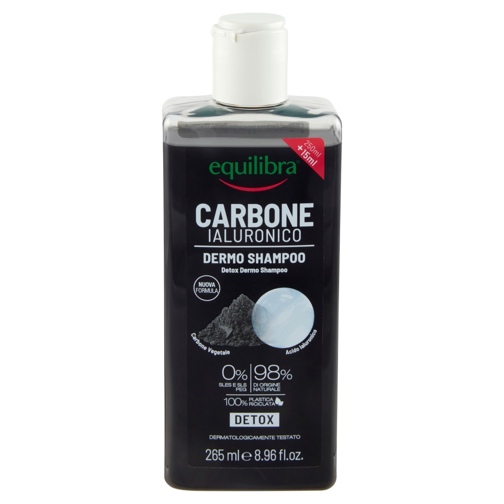 equilibra Carbone Ialuronico Dermo Shampoo Detox 265 ml
